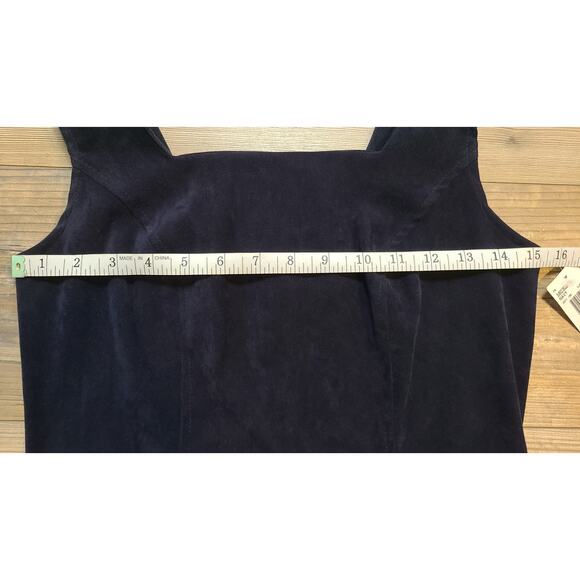 VTG City Triangles Sheath Dress Womens 9 90's Y2K Velvet Blue/Black Square Neck - Picture 7 of 9